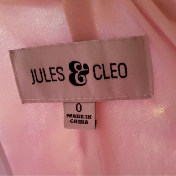 Jules & Cleo Pink Multicolor Sequin Formal Gown Size 0 - Picture 7 of 7
